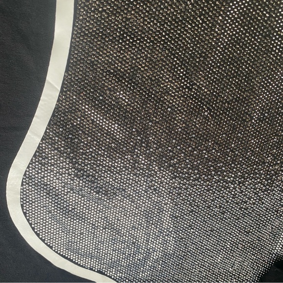 ESLOI Beautiful Silver Black Oversized Embelished Tunic Black Size 3 (M) - Picture 5 of 9